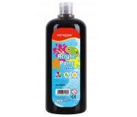 Acrylic paint KEYROAD, 1000ml, bottle, black
