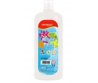 Acrylic paint KEYROAD, 1000ml, bottle, white