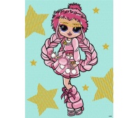 Paint by numbers IDEYKA, 30x40cm, L.O.L. Surprise! Fashion La Rose, 1 pc, in a box