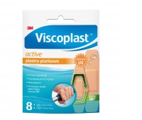 Plasters VISCOPLAST Active, foam, 2 sizes, 8 pcs, envelope