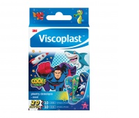 Children's plasters VISCOPLAST Cool, 2 sizes, 20 pcs, box
