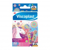 Plastry dziecięce VISCOPLAST Magiczne, 2 rozmiary, 20 szt., pudełko