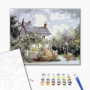 Paint by numbers BRUSHME, 40x50 cm, cozy suburb, 1 pc, in a box