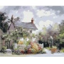 Paint by numbers BRUSHME, 40x50 cm, cozy suburb, 1 pc, in a box