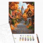 Paint by numbers BRUSHME, 40x50 cm, october township, 1 pc, in a box
