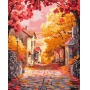 Paint by numbers BRUSHME, 40x50 cm, autumn sunset, 1 pc, in a box