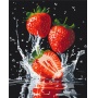Paint by numbers BRUSHME, 40x50 cm, juicy strawberries, 1 pc, in a box
