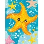 Paint by numbers BRUSHME, 30x40 cm, kids, starfish, 1 pc