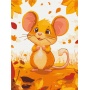 Paint by numbers BRUSHME, 30x40 cm, kids, mouse 1 pc