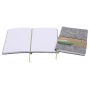 Notes ECONOVO, recycled, felt cover, ruled, 96 pages, 70gsm, grey