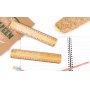 Linijka ECONOVO, 20cm, 100% z biodegradowalnego bambusa, naturalny, Linijki, ekierki, kątomierze, Artykuły szkolne