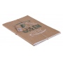 Zeszyt ECONOVO, z recyklingu, A5, 32 kart., 70gsm, naturalny, Zeszyty, Artykuły szkolne