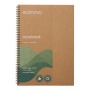 Spiral notebook ECONOVO, recycled, A4, 80 sheets, 70gsm, natural