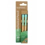 Mechanical pencil ECONOVO, 100% biodegradable bamboo barrel, 0,7mm, 2 pcs, natural