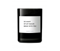 Scented soy candle in glass CANDLY&CO,Many Of My Smiles Begin With., No.6, 250g