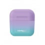 Plastic sharpener KEYROAD, iridescent, double, blister, color mix