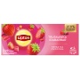 Tea LIPTON fruit, strawberry and rhubarb, 20 bags