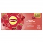 Tea LIPTON fruit, raspberry and cranberry, 20 bags