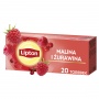 Tea LIPTON fruit, raspberry and cranberry, 20 bags