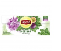 Tea LIPTON herbal, moringa with passion fruit, 20 bags