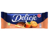 Cookies DELICJE SZAMPAŃSKIE, apricot, 147g, short expiry date