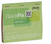 Aloe vera plasters PLUM QuickFix Aloe Vera, refill, 45 pcs
