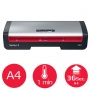 Laminator GBC 250 Office, A4, heating time: 1min, laminating speed: 36sec, black-silver