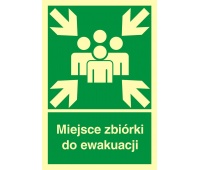 Znak TDC, Miejsce zbiórki do ewakuacji