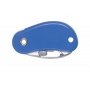Safety knife DONAU SAFETY DS-WO2, replaceable blade, pendant, blue