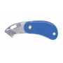 Safety knife DONAU SAFETY DS-WO2, replaceable blade, pendant, blue