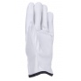Work gloves DONAU SAFETY DS-DRIVCOW, driver, cowhide, size 10/XL, white