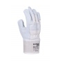 Rękawice robocze DONAU SAFETY DS-DOKGOAT, doker, skóra kozia, rozm. 10,5/XL, szaro-białe, Rękawice, Ochrona indywidualna