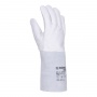 Work Gloves DONAU SAFETY, TIG welding, goat leather, size 8/M, white-grey