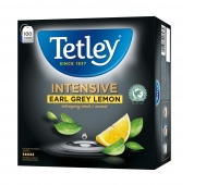 Herbata TETLEY Intensive Earl Grey, cytrynowa, 100 torebek