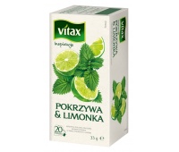 Tea VITAX Inspirations, nettle and lime, 20 bags