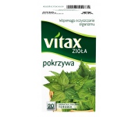 Herbata VITAX, ziołowa, pokrzywa, 20 torebek