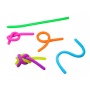 Elastic string TRENDHAUS Powerstring, with glitter, neon color mix