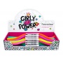 Elastic string TRENDHAUS Powerstring, with glitter, neon color mix