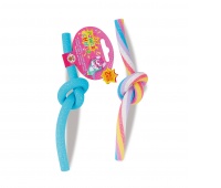 Glitter string TRENDHAUS Powerstring, pastel color mix