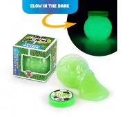 Glow-in-the-dark slime football TRENDHAUS Take Action FB, neon green