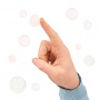 Set of unbreakable soap bubbles TRENDHAUS Birthday FUN, 3 x 4ml, color mix
