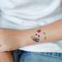 Tattoos TRENDHAUS Chile & Smile, glitter, 20 pcs, color mix