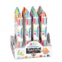 Crayon-shaped eraser TRENDHAUS ABC Champions, 1.6x13.5 cm, color mix