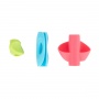 Ergonomic writing grips TRENDHAUS ABC Champions, 3 pcs, color mix
