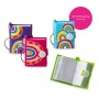 Mini notebook with keyring TRENDHAUS Good Feelings, color mix