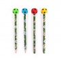 Pencil with eraser TRENDHAUS Take Action, football, color mix