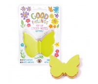Sticky notes TRENDHAUS GFH, butterfly, 5 x 20 sheets, color mix