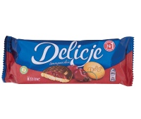 Cookies DELICJE SZAMPAŃSKIE, 147 g, cherry