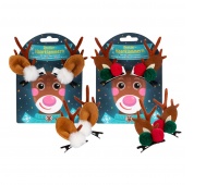 Hair clips TRENDHAUS MM, reindeer, 2 pcs, color mix