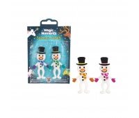 Stretchy friends TRENDHAUS MM, snowmen, 2 pcs, color mix